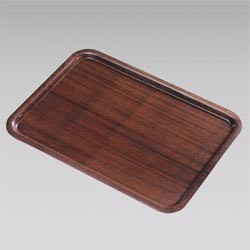 Tablett - braun - 55 x 40 cm ( Schlitten )